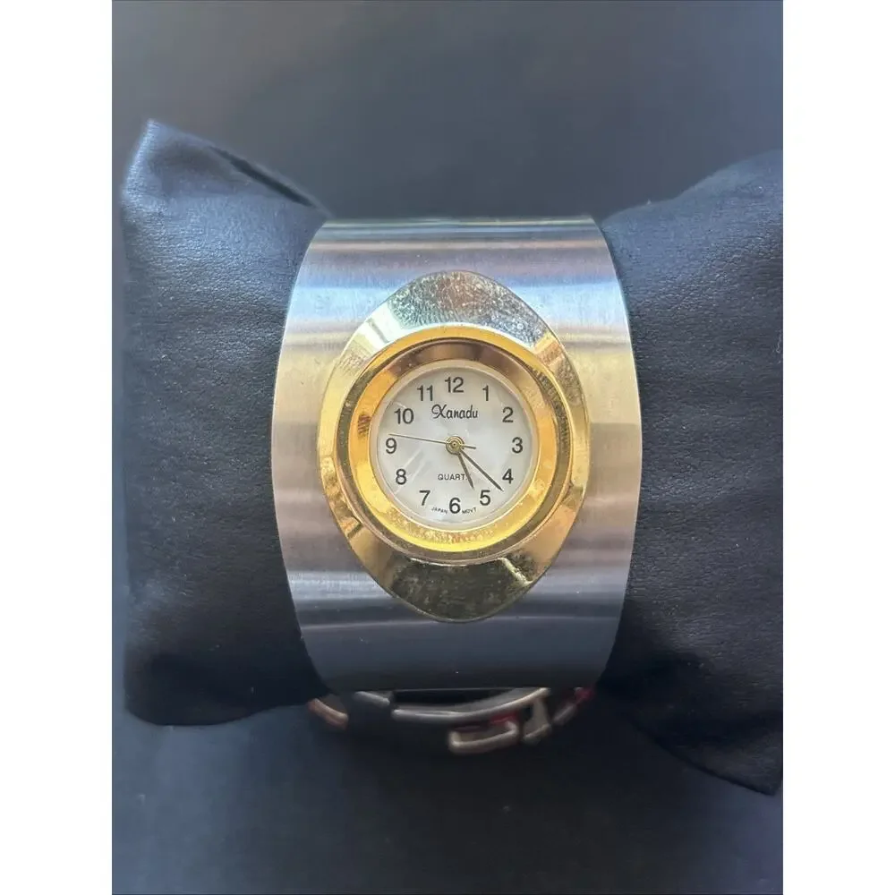 Xanadu Two Tone Women’s Cuff Watch